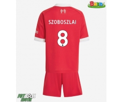 Liverpool Dominik Szoboszlai #8 Hemmaställ Barn 2025-26 Kortärmad (+ Korta byxor) Liverpool Dominik Szoboszlai #8 Hemmaställ Barn 2025-26 Kortärmad (+ Korta byxor)
